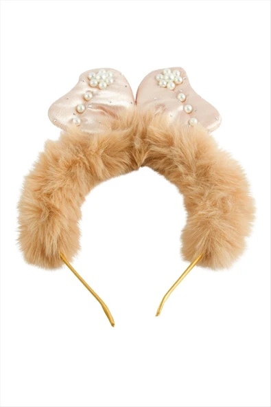 Fiyong Saten Tüylü Taç - Resim 4