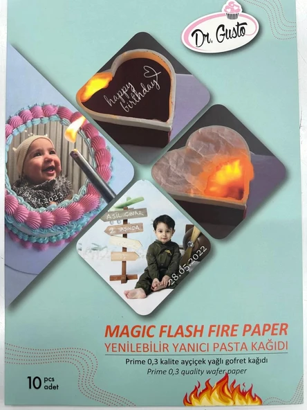 FLASH PAPER GUSTO 10 LU ürün görseli