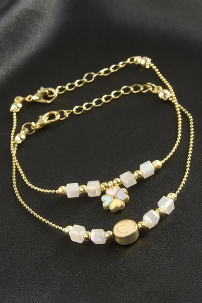 Karışık Küp Kristal Bileklik - Resim 3