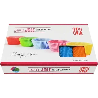 KAPSÜL KEK KAĞIDI RENKLİ JÖLE 1000 Lİ ürün görseli