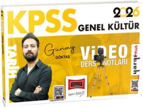 2026 KPSS Genel Kültür Tarih Video Ders Notları Yargı Yayınları ürün görseli 1