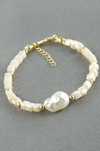 Karışık Figürlü Küp Kristal Bileklik - Resim 6