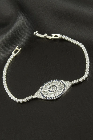 Oval Zirkon Taşlı Çocuk Bileklik 16 cm ürün görseli