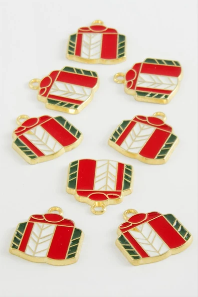 Yılbaşı Sepeti Mineli Kolye Ucu 1 Adet - Resim 3