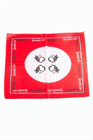 Atatürk İmzalı Desenli Bandana 50*50 - Resim 2
