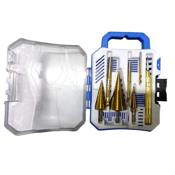 Çantalı 7 Parça Kademeli - Freze Matkap Ucu Seti ürün görseli 1