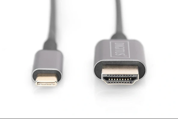 Digitus  Da-70821 1,8m Usb-c <=>hdmı Görüntü Kablo - Resim 3