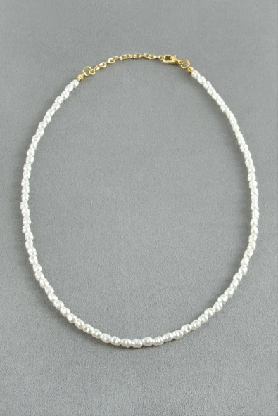 5 mm Silindir İnci Kolye ürün görseli