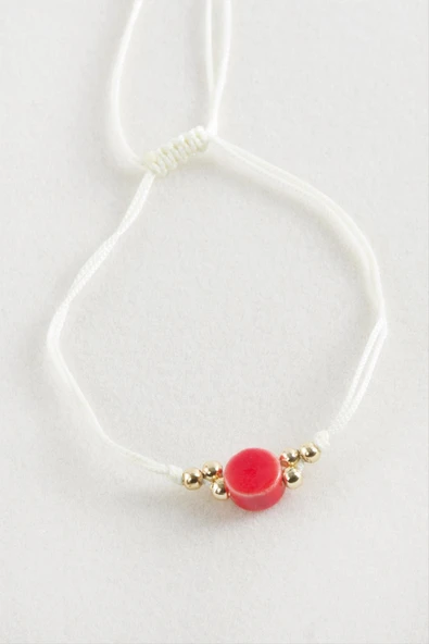 Yuvarlak Makrome İp Bileklik - Resim 2