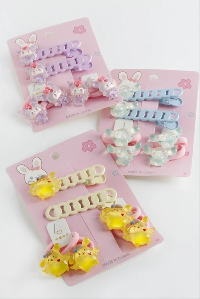 Karışık Pens Lastikli Toka 6 Adet ürün görseli