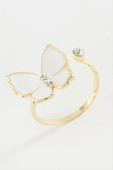 Kelebek Taşlı Mineli Yüzük - Resim 2