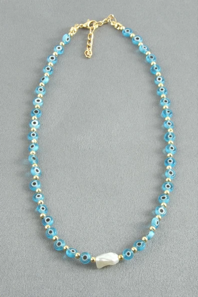 İnci Nazar Boncuk Kolye ürün görseli