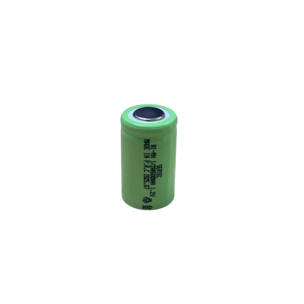 1.2V 500 Mah - 1/2AA - Ni-MH Şarjlı Pil - (Başsız / Flat Head) ürün görseli