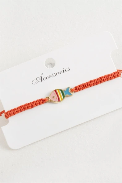 Balık Makrome Örgülü Bileklik - Resim 6