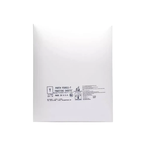 ŞEKERLİ RESİM KAĞIDI KOPYKAKE  A-4 24 LÜ ürün görseli