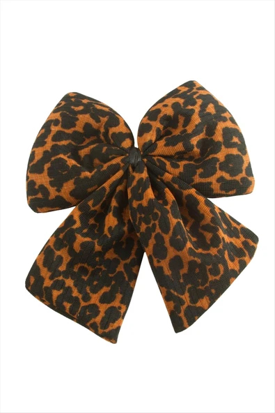 Leopar Desenli Fiyong Otomatik Toka 14 cm - Resim 7