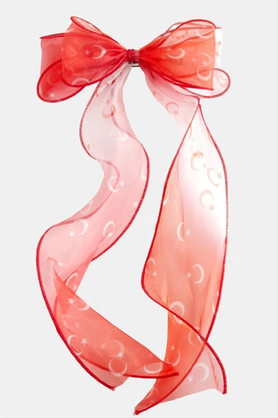 23 Nisan 19 Mayıs Türk Bayraklı Tüllü Fiyong Otamatik Toka ürün görseli