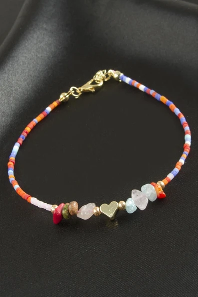 Karışık Miyoki Boncuk Bileklik - Resim 2