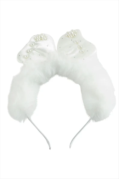 Fiyong Saten Tüylü Taç - Resim 3