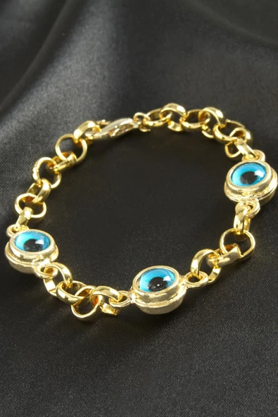 Nazar Camgöz Zincir Bileklik ürün görseli