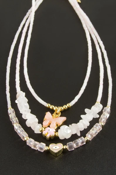 Miyoki Boncuk Küp Kristal Kolye 1 Adet ürün görseli