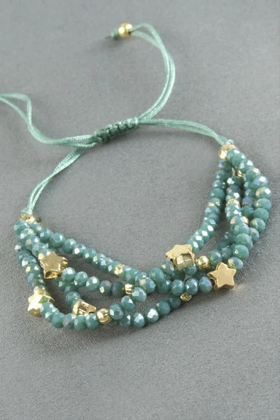 4'lü Karışık Kristal Bileklik - Resim 2