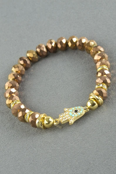 Ftm Ana Eli Zirkon Taşlı Kristal Bileklik - Resim 2