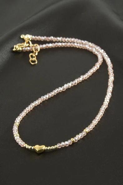 Karışık Kristal Kolye 1 Adet - Resim 3