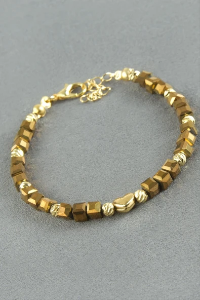 Karışık Figürlü Küp Kristal Bileklik - Resim 3