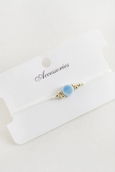 Yuvarlak Makrome İp Bileklik - Resim 4