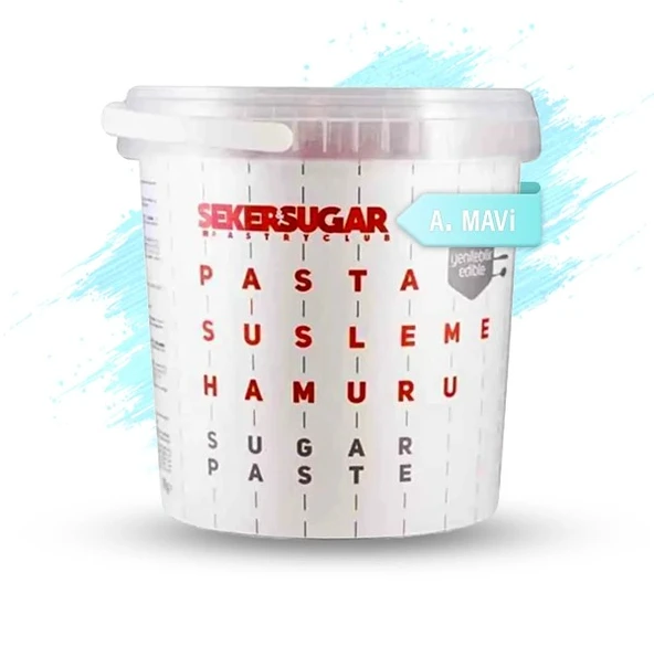 ŞEKER & SUGAR ŞEKER HAMURU 1 KG BEBE MAVİ ürün görseli