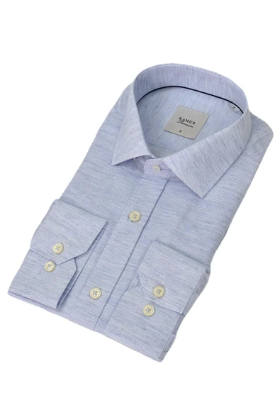 Erkek Klasik Uzun Kol Gömlek 4004 BGL-ST04752 - Resim 2