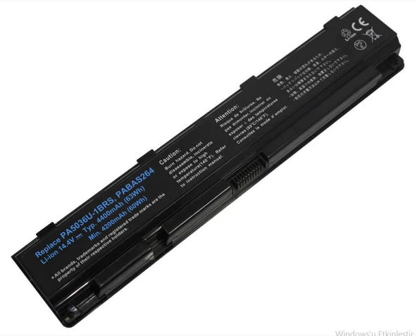 Toshiba   PABAS264   Notebook Bataryası Pili ürün görseli 1