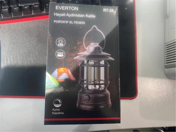 Everton Rt-28 Nostalji Kamp Lambası Şarjlı ürün görseli