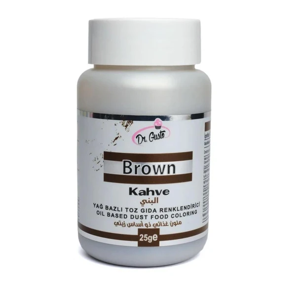 YAĞ BAZLI TOZ BOYA DR.GUSTO 25 GR KAHVE ürün görseli