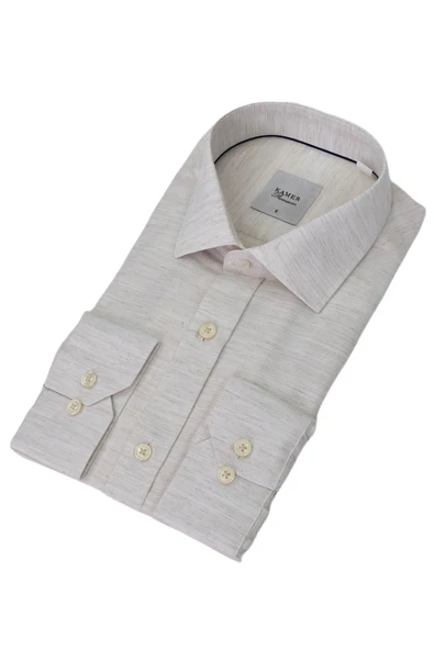 Erkek Klasik Uzun Kol Gömlek 4004 BGL-ST04752 - Resim 4