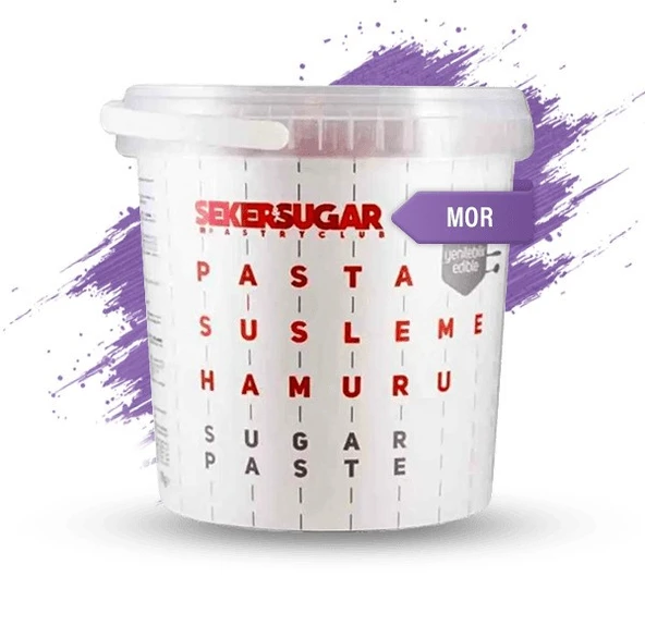 ŞEKER & SUGAR ŞEKER HAMURU 1 KG MOR ürün görseli