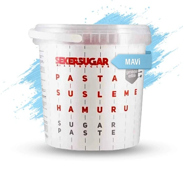 ŞEKER & SUGAR ŞEKER HAMURU 1 KG MAVİ ürün görseli