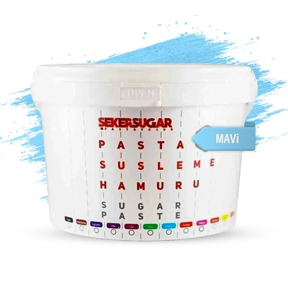 ŞEKER & SUGAR ŞEKER HAMURU 2,5 KG MAVİ ürün görseli