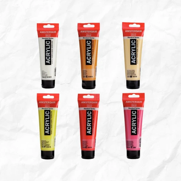 Amsterdam Akrilik Boya 120ml 6'LI SET