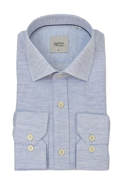 Erkek Klasik Uzun Kol Gömlek 4004 BGL-ST04752 - Resim 7