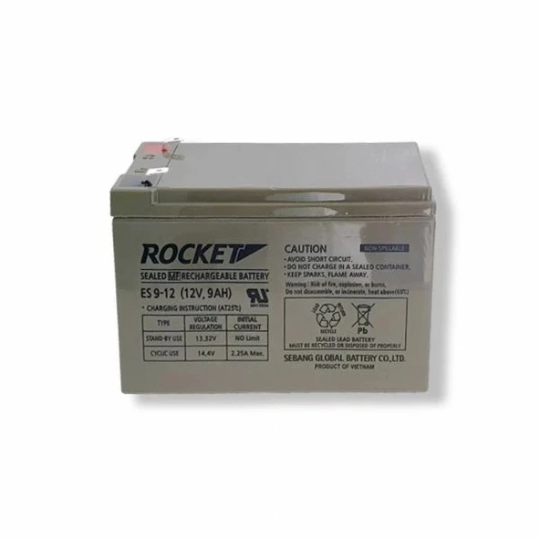 Rocket 12v 9ah Ups Akü ürün görseli 1