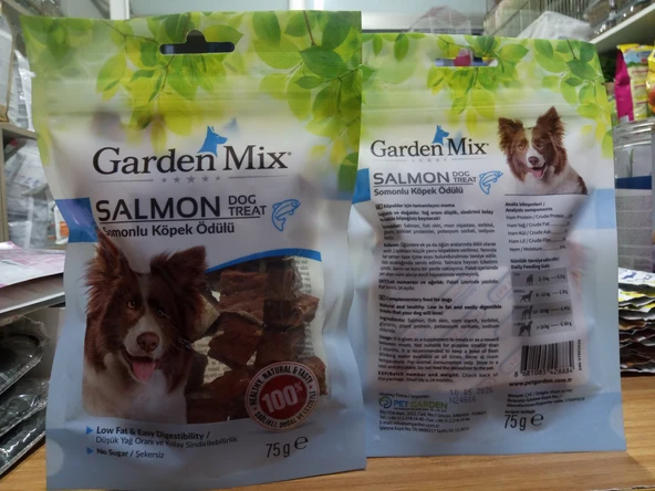 Garden Mix Somonlu Köpek Ödül Maması 75 Gram 3 Paket ürün görseli 1