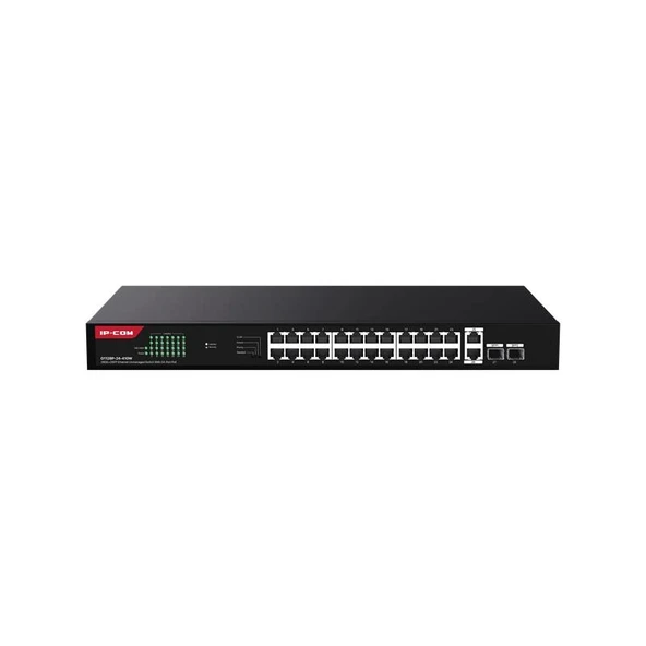 Ip-com G1128p-24-410w 24 Port Gıgabıt +2xgb Rj45/sfp Uplınk 370w Poe Rackmount Swıtch ürün görseli