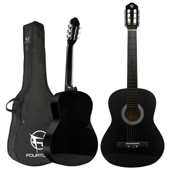 Fourtune Luca C-180BK Siyah Klasik Gitar Seti 4/4 Sap Ayarlı - Resim 2