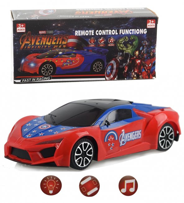 Işıklı, Sesli, 360 Dönen ve Kapısı Açılan Mega Hız Lamborghini Yarış Arabası - 4