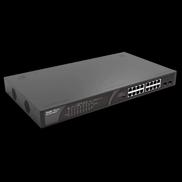 Ruijie-reyee Rg-es118gs-p 16xge 2xge F.gigabit 247w Poe Switch - Resim 3