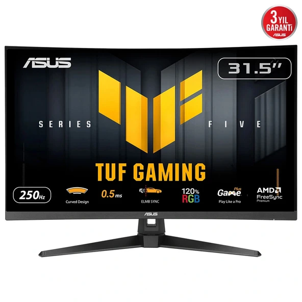 31.5 Asus Tuf Gamıng Vg32vQm5b 250hz 0.5ms Monıtor ürün görseli