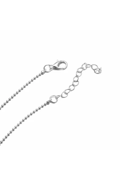 Kelebek Figürlü Zirkon Taşlı Inci Kadın Gümüş Kolye Küpe Seti Sevgiliye Hediye - Resim 4