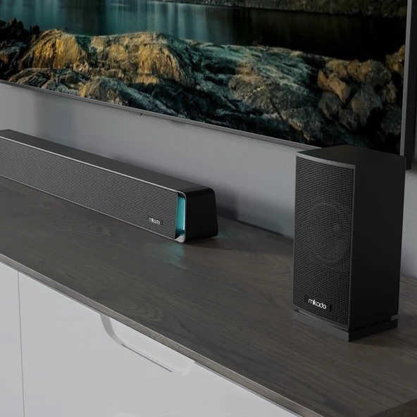 Mıkado Md-sbt35, 160w, 5+1, Masaüstü, Bt/aux/usb/hdmı/optıcal, Soundbar, Siyah Kasa, Ev Sinema Sistemi - Resim 5
